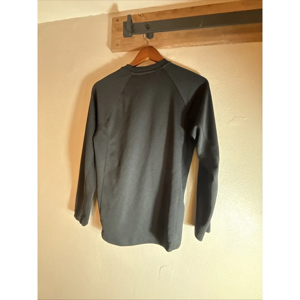 Vintage 90's Nike Center Swoosh Logo Sweatshirt‎ Men's Black Long Sleeve Medium